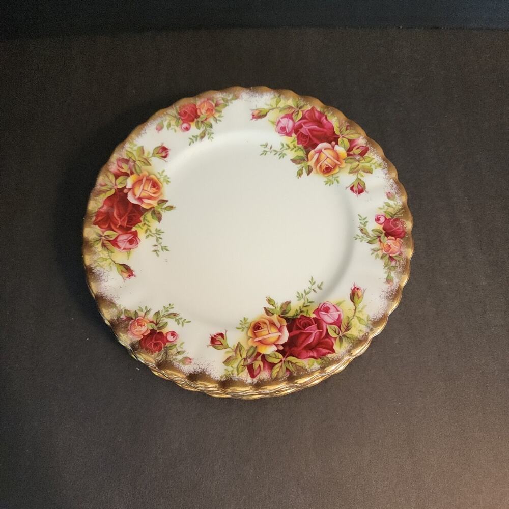 Royal Albert~Old County Roses~Bread Butter 6 1/4" Plate, Qty6 Bone China England